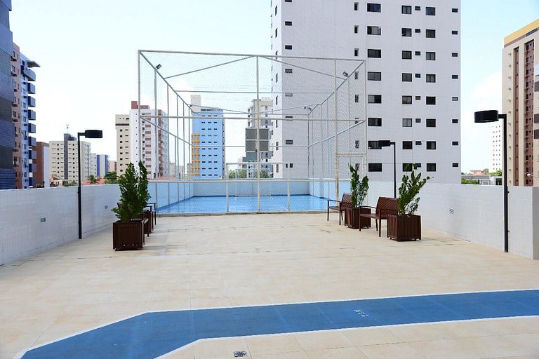 Apto c/ Varanda p/ Casal- MH