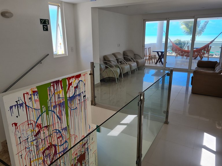 Suíte Lateral Marp/ 4 Pessoas no Na Praia