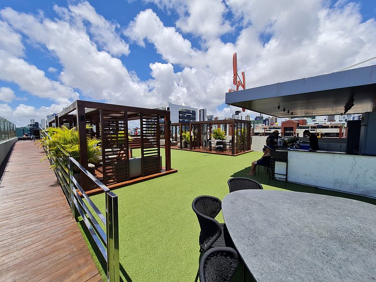 Studio p/ 3 Pessoas - excelente localização (MH)