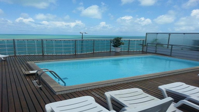 Lindo Flat Frente Mar - Manaíra Palace