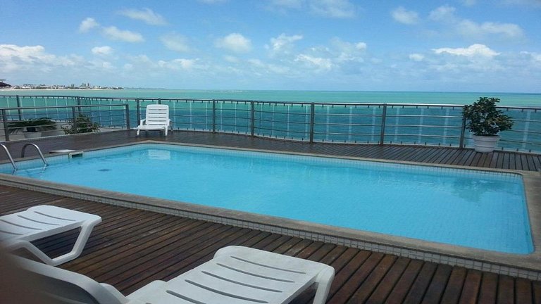 Maravilhoso Flat Frente Mar no Manaíra Palace