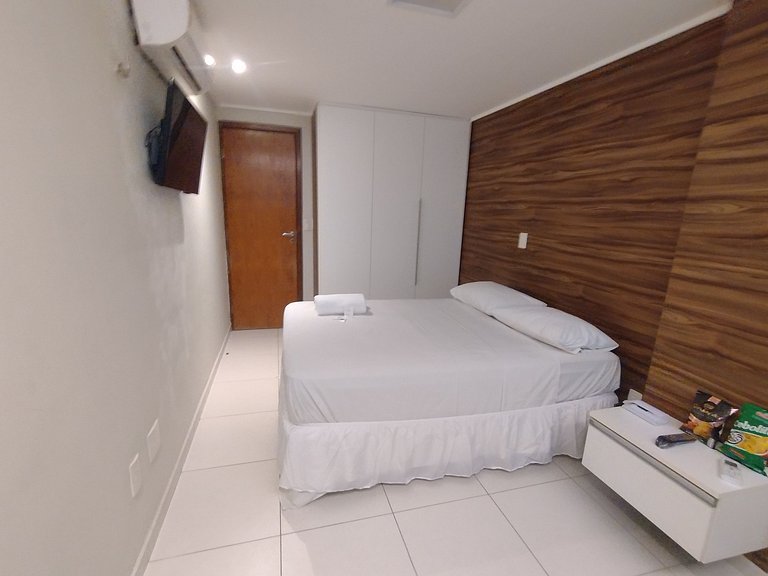 Lindo Flat Lateral Mar no Manaíra Palace