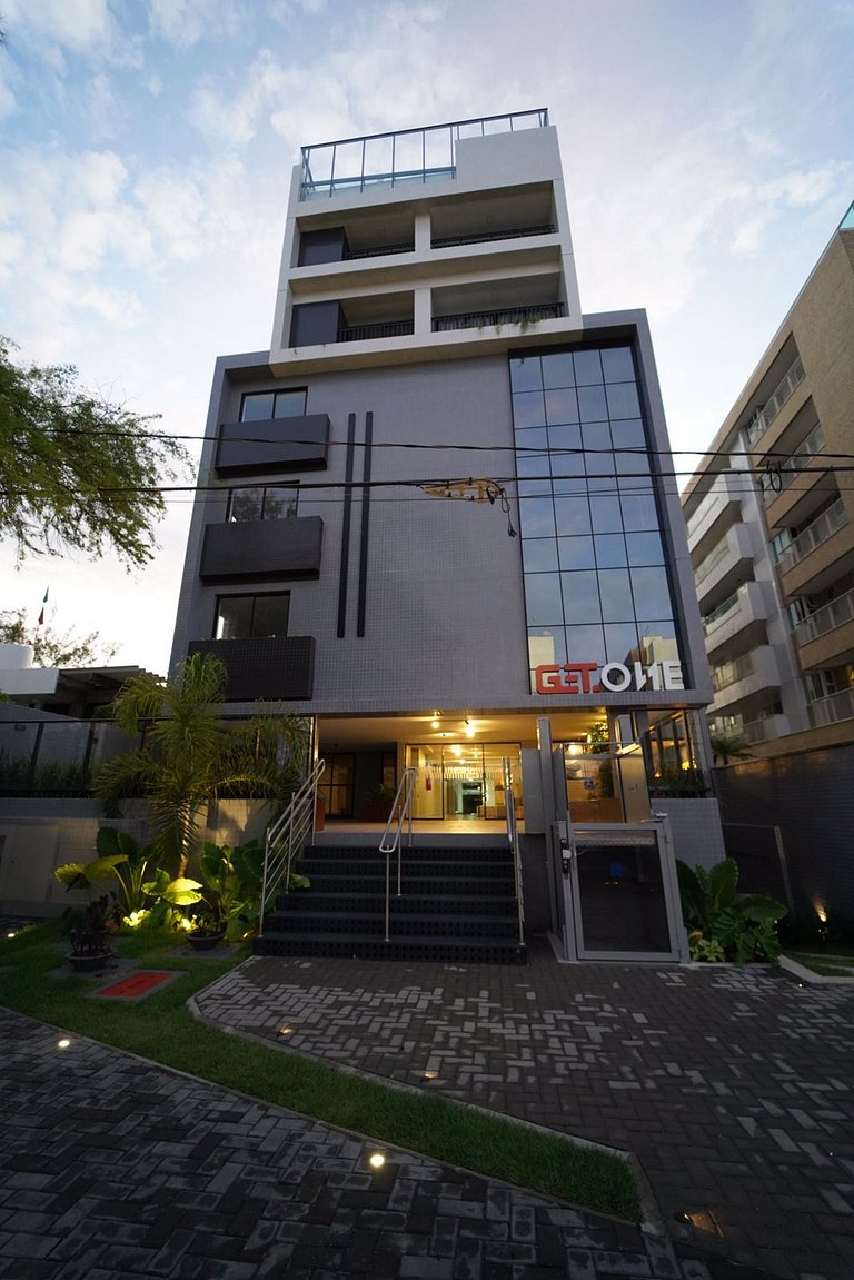 Sensacional flat no Get One com Jacuzzi