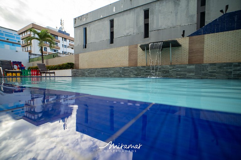 Flat c/Vista Mar Lateral-Miramar Hospedagens