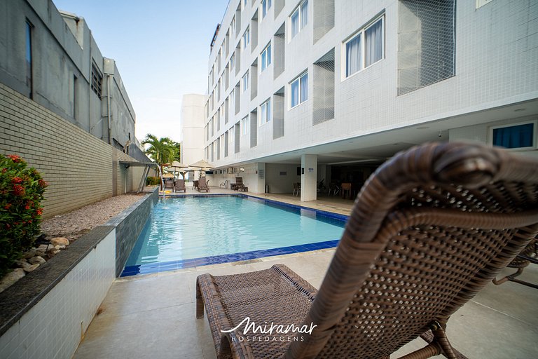 Flat c/Vista Mar Lateral-Miramar Hospedagens