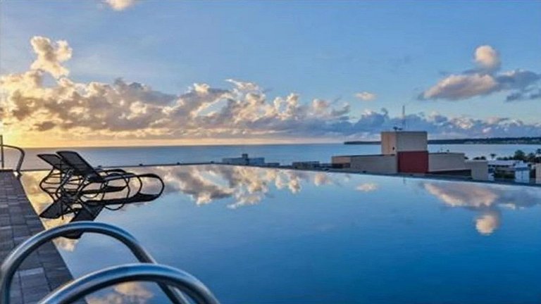 Flat Equipado a 250m da Praia – Conforto p/ 3 (MH)