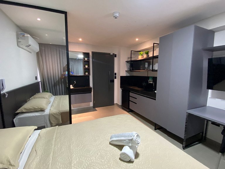 Maravilhoso flat no Get One (MH)