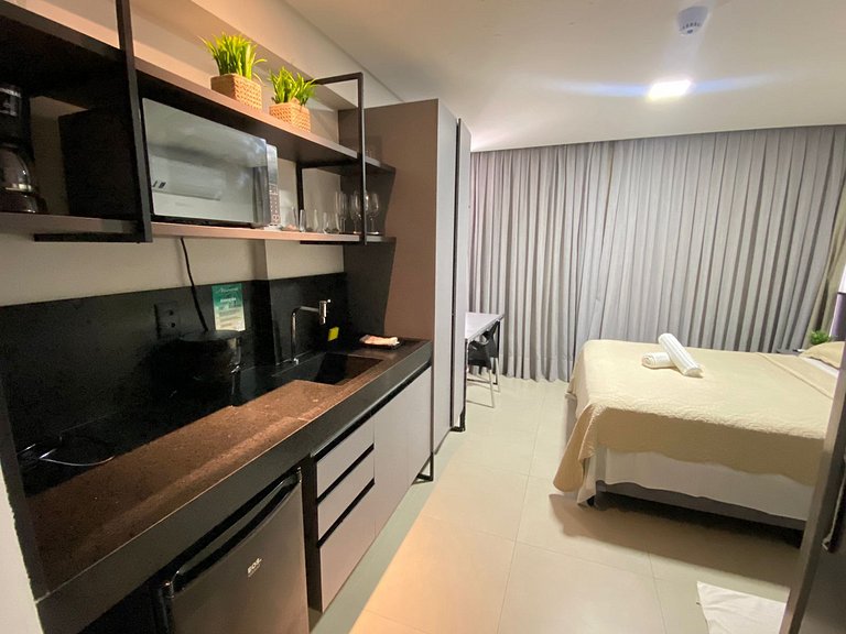 Maravilhoso flat no Get One (MH)