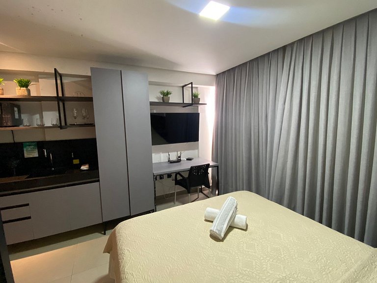 Maravilhoso flat no Get One (MH)