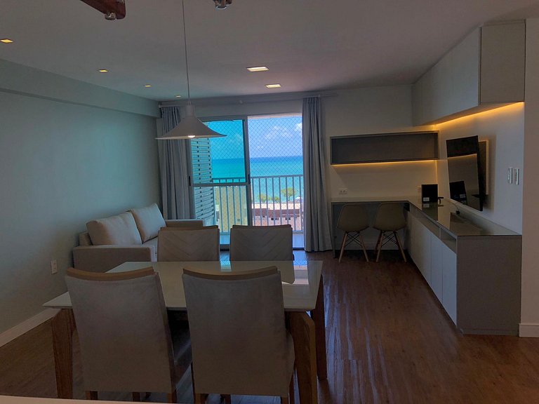 Apart de 2 Quartos Com Varanda Vista Mar