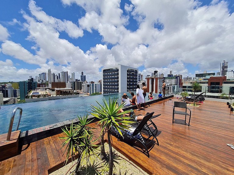 Flat Vista Mar em Tambaú - MH