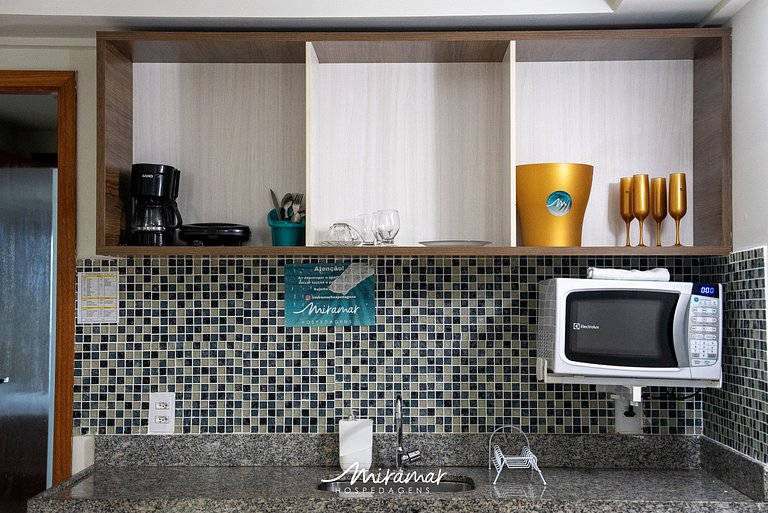 Flat Frente Mar Maravilhoso no Blue Sunset-MH