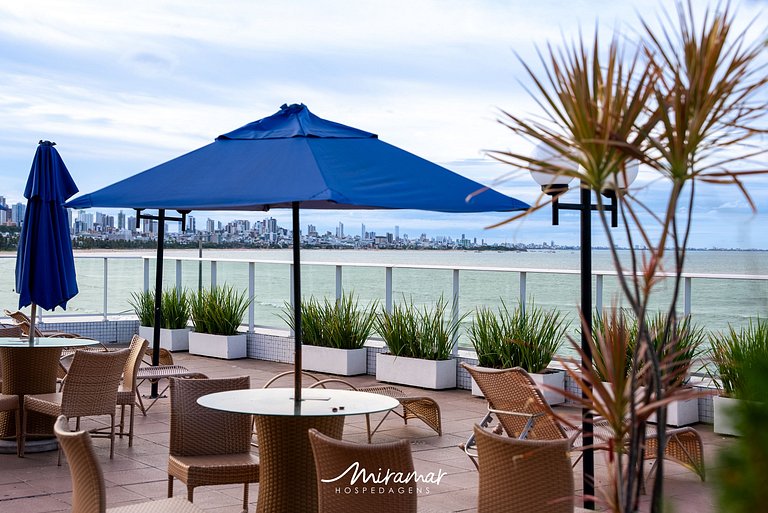 Flat Frente Mar Maravilhoso no Blue Sunset-MH