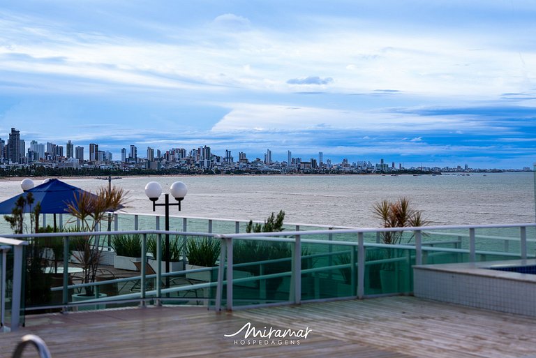 Flat Frente Mar Maravilhoso no Blue Sunset-MH