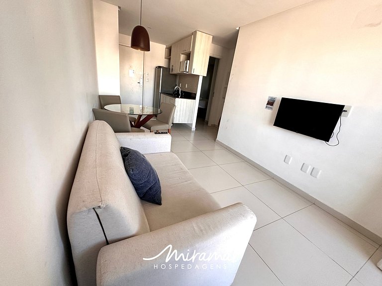 Belo Apt. com Varanda Vista Mar no Holandas Prime