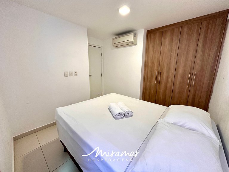Belo Apt. com Varanda Vista Mar no Holandas Prime