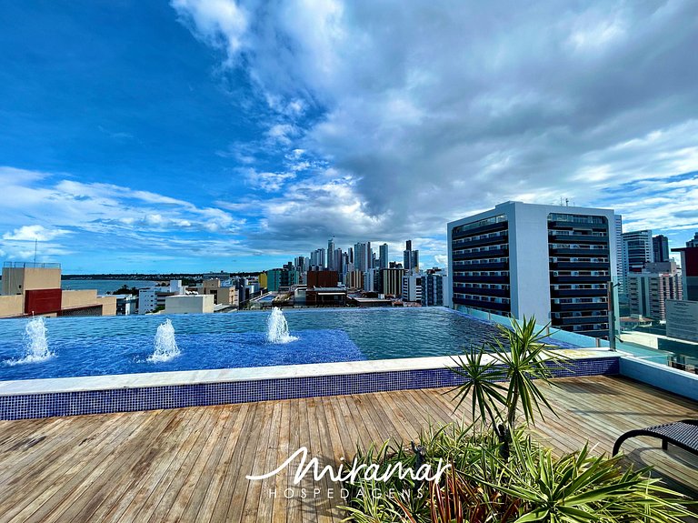 Flat Vista Mar em Tambaú - MH