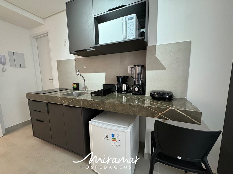 Flat p/Casal no Ozean no Jardim Oceania-MH
