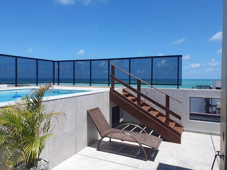 Apartamento vista mar no Cabo Branco