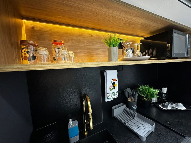 Flat Moderno Proximo a Praia no Get By Side (MH)