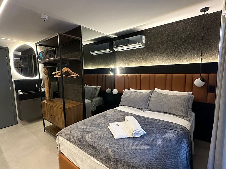 Flat a 50 Metros da praia no Get By Side (MH)