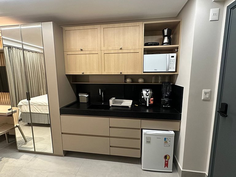Flat com Jacuzzi no Get By Side