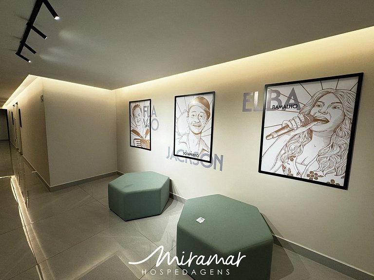Studio p/ Família em Tambaú-Miramar Hospedagens