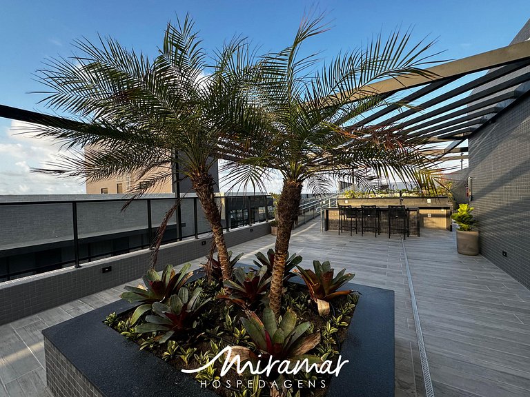 Flat com Terraço Beach Haus – Miramar Hospedagens