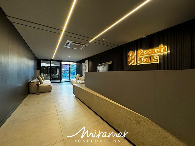 Flat com Terraço Beach Haus – Miramar Hospedagens