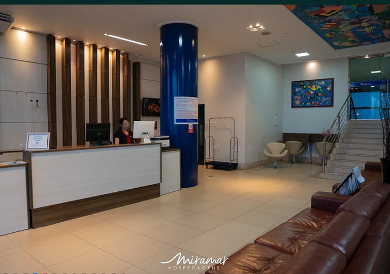 Incrível Flat com varanda Vista-Mar em Cabo Branco