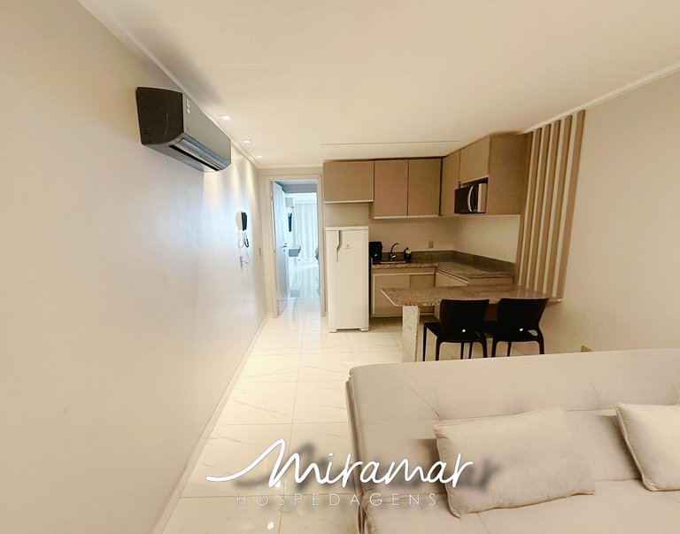 Incrível Flat com varanda Vista-Mar em Cabo Branco