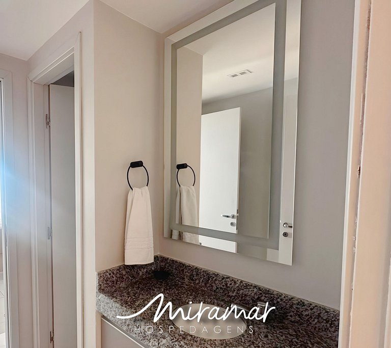 Incrível Flat com varanda Vista-Mar em Cabo Branco