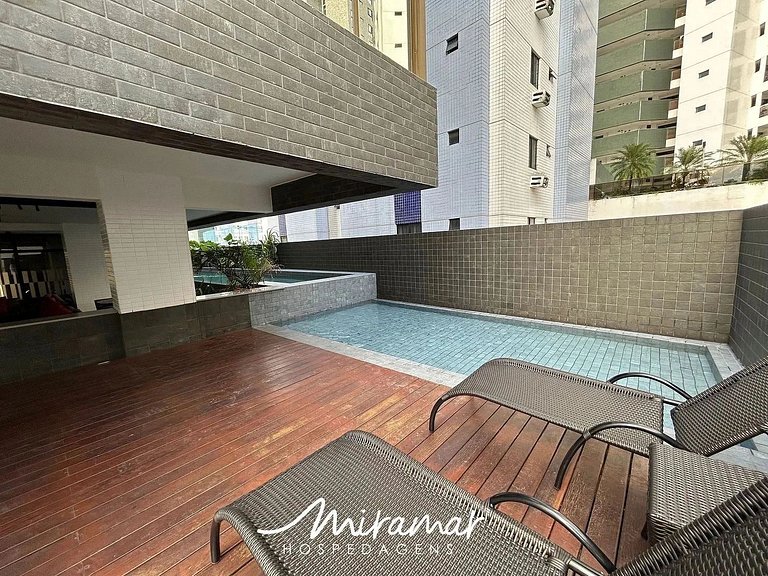 Flat em Tambaú c/Espelho no Teto | By MH