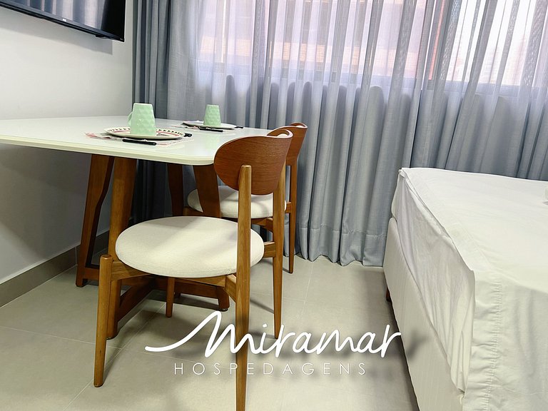 Lindo Flat no Way Tambaú p/ 3 Pessoas - MH