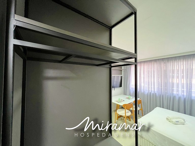 Lindo Flat no Way Tambaú p/ 3 Pessoas - MH