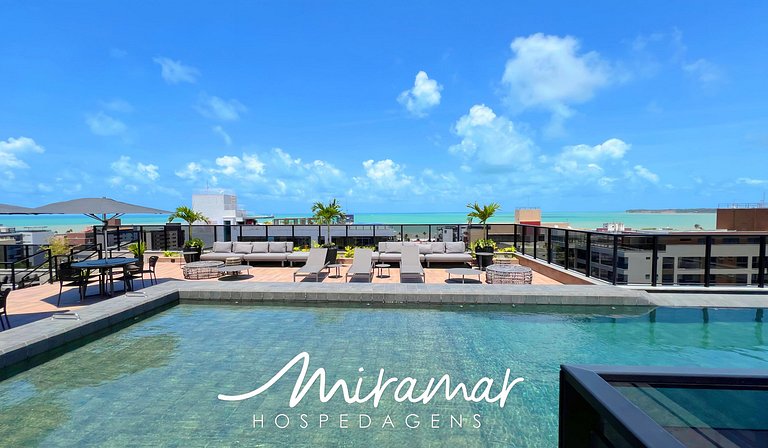 Sofisticado Flat no Way Tambaú 250m da Praia