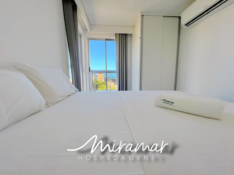 Flat com Varanda Vista- Mar na Praia do Bessa - MH