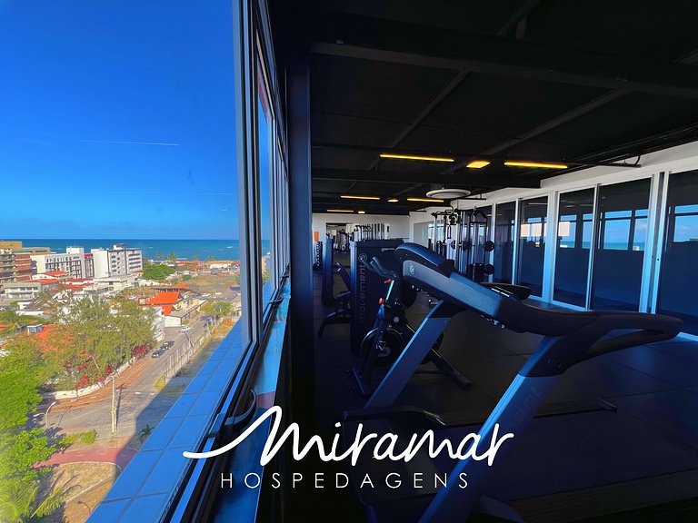 Flat com Varanda Vista- Mar na Praia do Bessa - MH