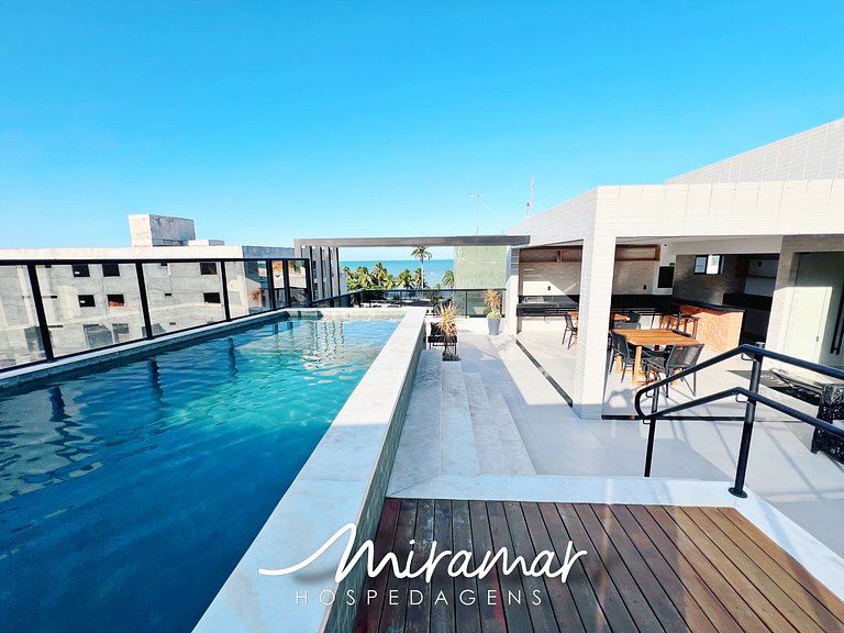 Charmoso Flat no Mahalo - Cabo Branco MH