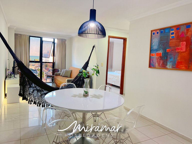 Apartamento c/ para o Vista Mar em Manaira