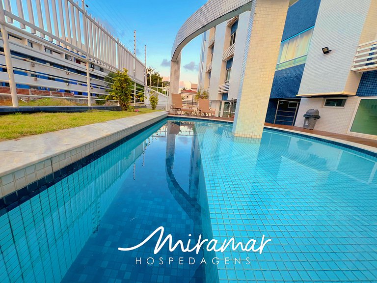 Apart. Completo c/ 2 Suítes e Terraço-Manaíra