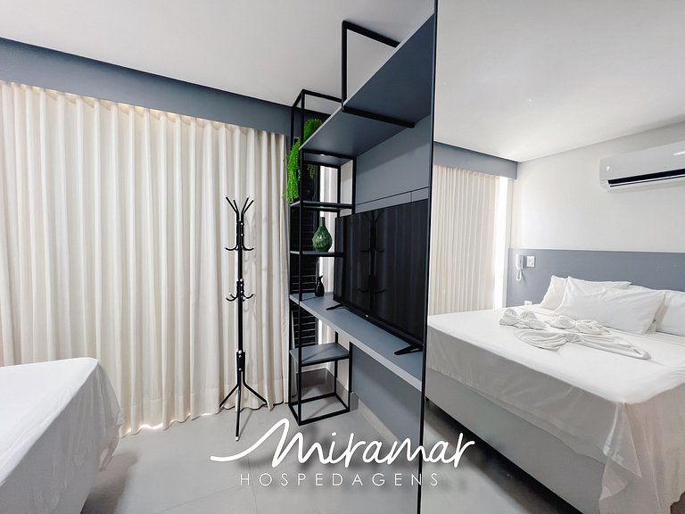 Confortável Flat no Get Ny Side 50m da Praia