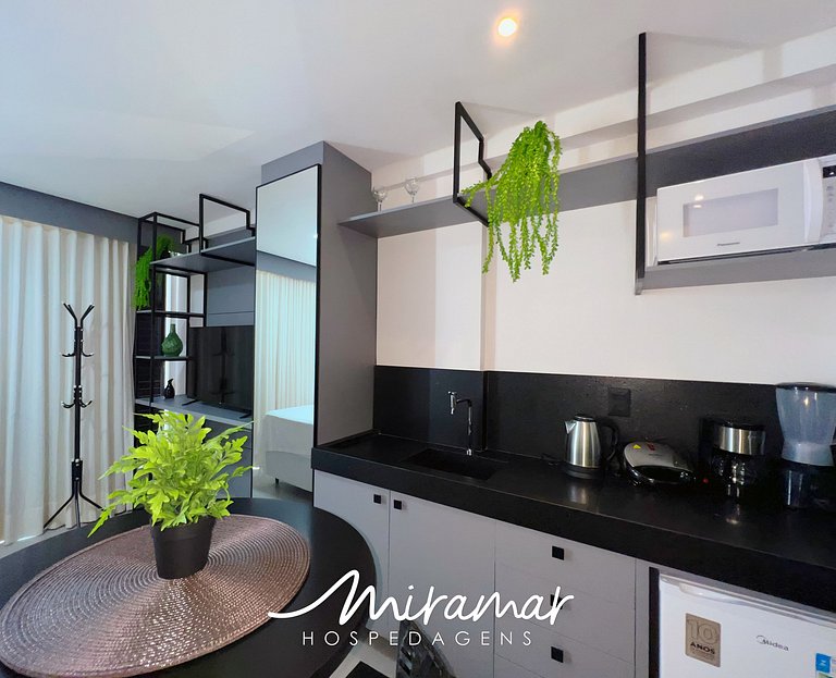 Confortável Flat no Get By Side 50m da Praia (MH)