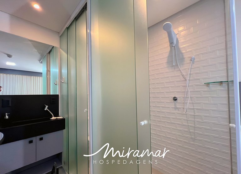 Confortável Flat no Get Ny Side 50m da Praia