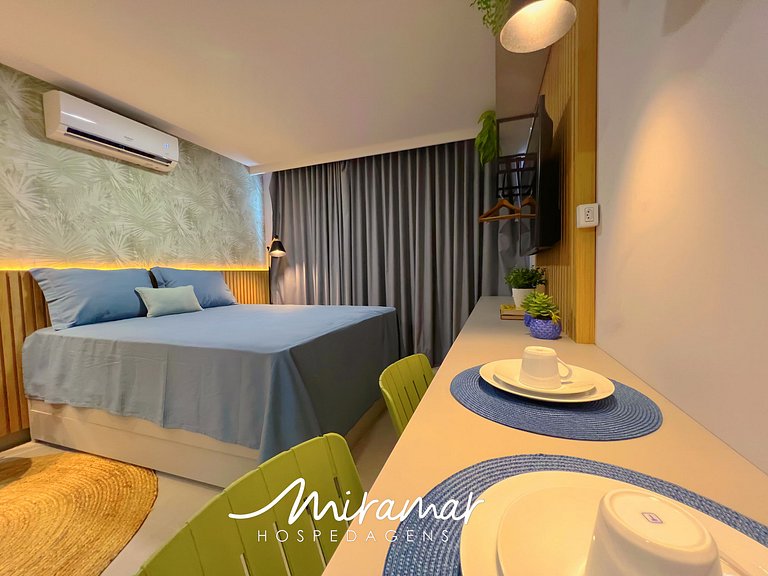 Sofisticado Flat no Way Tambaú 250m da Praia - MH