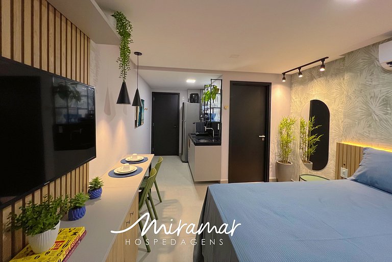 Sofisticado Flat no Way Tambaú 250m da Praia - MH