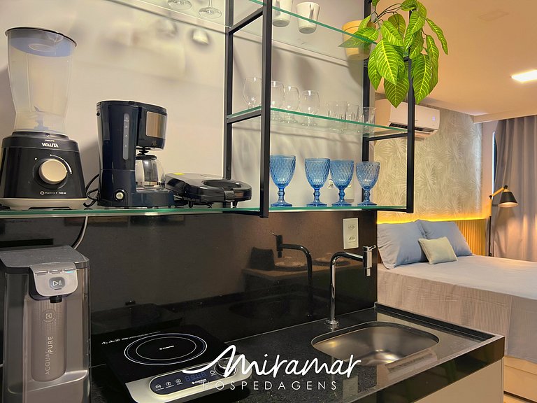 Sofisticado Flat no Way Tambaú 250m da Praia - MH