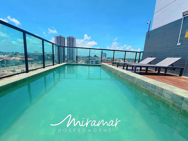 Flat com Varanda- Laguna Intermares