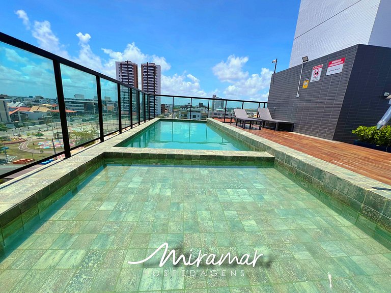Flat com Varanda- Laguna Intermares