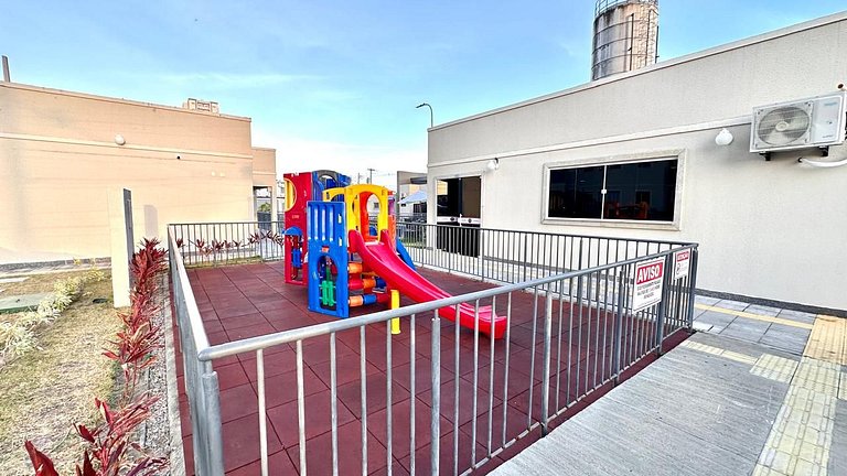 Apto de dois quartos em Ponta de Campina